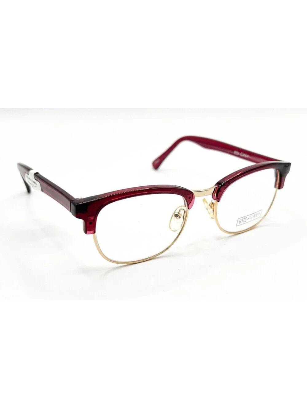 Otis Grey Og 7014 Rd Red Gold Authentic Eyeglasses 50-19-142